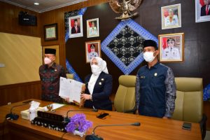 Bupati Kabupaten Musi Rawas, Hj. Ratna Machmud, mendukung penuh Musi Rawas Jadi Smart City. (foto : SMSI Sumsel)