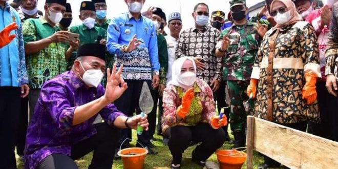 Resmikan ITMS, Bupati Tunggu Ide-ide Kreatif dan Inovatif Bangun Musi Rawas. (foto : Febri)