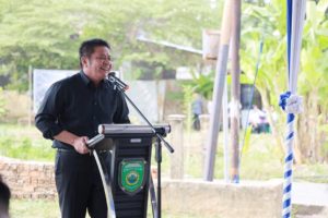 DPP Gencar Indonesia melaunching Kebun Kota dengan Tema Sumsel Mandiri Pangan, di Jalan Swadaya Pakjo, Kecamatan Alang-Alang Lebar, Minggu (5/6) pagi. (Foto : Humas Prov. Sumsel)
