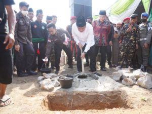 Dalam rangkaian kunjungan kerjanya ke daerah, pada hari Minggu (15/5) siang. (Foto : Humas Prov. Sumsel)