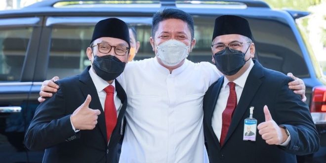 H. Herman Deru berkesempatan menjadi salah satu pembicara dalam acara Leaders Talk " Digitalization On Payment System" yang digelar Bank Indonesia di Hotel Aryaduta, pada hari Jumat (10/6) pagi. (Foto : Humas Prov. Sumsel)