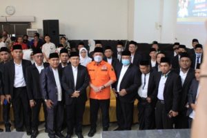 H. Herman Deru menghadiri Pelantikan Pengurus Cabang Nahdatul Ulama (PCNU) Kota Palembang, masa Khidmat 2022-2027 bertempat di Ballroom Hotel Swarna Dwipa Palembang, pada hari Rabu (2 (Foto : Humas Prov. Sumsel)2/6).
