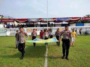 Gladi Bersih Persiapan Turnamen Sepak Bola Kapolres Musi Rawas Cup Tahun 2022. (foto : SMSI Sumsel)