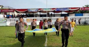 Gladi Bersih Persiapan Turnamen Sepak Bola Kapolres Musi Rawas Cup Tahun 2022. (foto : SMSI Sumsel)