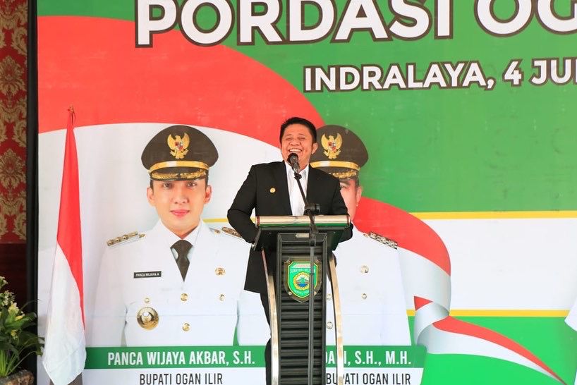Pelantikan Pordasi Ogan Ilir kali ini dilakukan di Pedopoan Rumah Dinas Wakil Bupati Kabupaten Ogan Ilir, pada hari Senin (4/7) siang. (Foto : Humas Prov. Sumsel)
