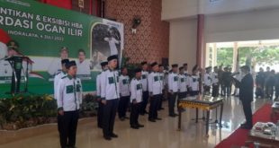 Ahmad Wazir Noviadi atau yang akrab disapa Ovi Mawardi, dilantik oleh Ketua PORDASI Sumsel sebagai Ketua PORDASI Kabupaten Ogan Ilir (foto : musinews.id/Irvan)