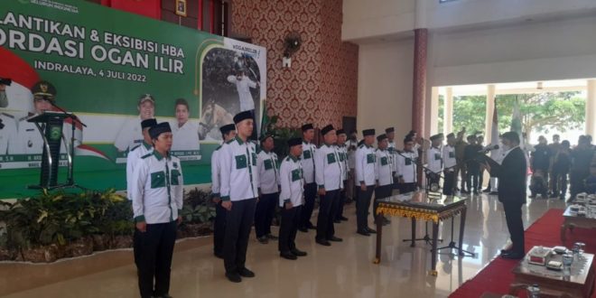 Ahmad Wazir Noviadi atau yang akrab disapa Ovi Mawardi, dilantik oleh Ketua PORDASI Sumsel sebagai Ketua PORDASI Kabupaten Ogan Ilir (foto : musinews.id/Irvan)