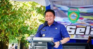 H. Herman Deru saat Pembukaan Kejurda Drag Race Drag Bike Gubernur Championship di Sirkuit Jakabaring Sport City (JSC) Palembang, pada hari Senin (18/7). (Foto : Humas Prov. Sumsel)