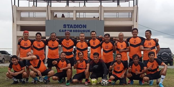 Tim Sepak Bola Jurnalis OI FC yang dibentuk oleh PWI Ogan Ilir. (foto : MusiNews.id/Irvan)
