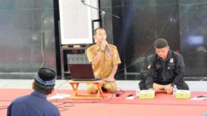 engisi Materi Pelatihan Penyembelihan Hewan Kurban yang diselenggarakan oleh PT. Bukit Asam. (foto : SMSI Sumsel)