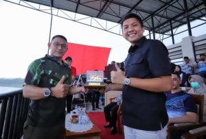 Bupati Kabupaten Ogan Ilir, Panca Wijaya Akbar, gelar pisah sambut dengan Kapolres Ogan Ilir. (foto : Humas Pemkab Ogan Ilir)