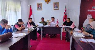 Rapat Pengurus Pimpinan Daerah Partai Kebangkitan Nusantara Provinsi Sumatera Selatan Membahas Persiapan Proses Verifikasi Administrasi dan Faktual oleh KPU. (foto : Edi T)