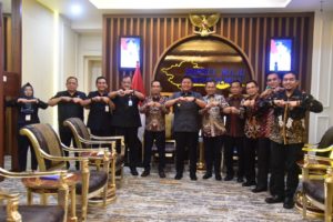 Herman Deru Terima Audiensi GM PT PLN WS2JB, kamis (4/8). (Foto : Humas Prov. Sumsel)