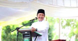 Peringatan Harlah Jami'iyyah Ahlith Thoriqoh Al-Mu'tabaroh An-Nahdliyyah (Jatman) ke-XVIII di Desa Sumber Agung Kecamatan Buay Madang OKU Timur, pada hari Minggu (28/8). (Foto : Humas Prov. Sumsel)
