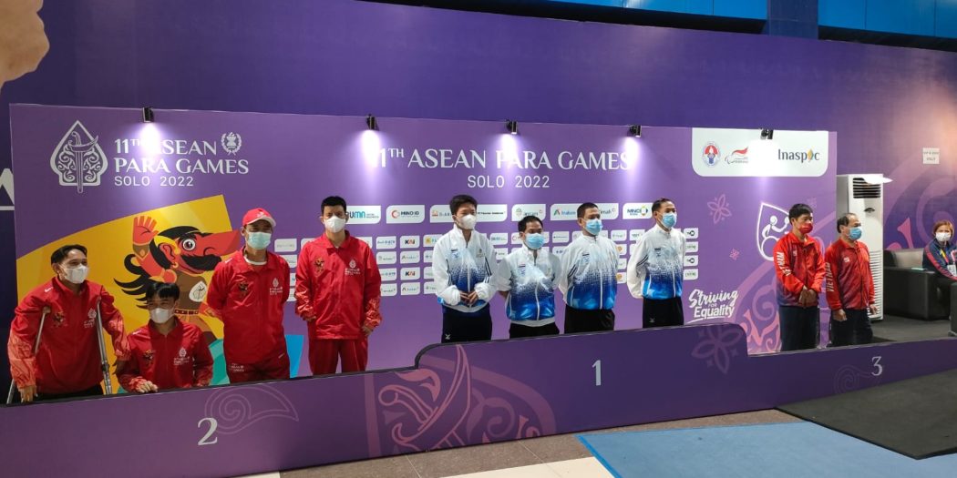 Atlet Paralympic asal Kabupaten Ogan Ilir, Provinsi Sumatera Selatan (Sumsel), berhasil mengukir prestasi membanggakan yakni menyumbang tiga Medali Perak bagi Indonesia di ajang Paragames XI 2022 di Solo, Jawa Tengah. (foto : musinews.id/van)