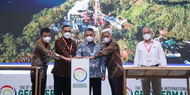Acara The 8th Indonesia International Geothermal Convention and Exhibition 2022, bertempat di Jakarta Convention Center, pada hari Rabu (14/9). (Foto : Humas Prov. Sumsel)