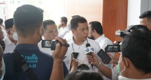 Ketua Kadin Sumsel H Affandi Udji kepada media saat dimintai pendapatnya soal intruksi Kemenkes tentang penjualan dan pembelian obat jenis sirup, Selasa (25/10).