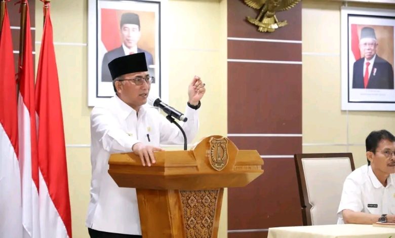 Pj Bupati Apriyadi Instruksikan Seluruh Kepala Opd Turun Kelapangan Cek seluruh Program kerjanya (foto:Pemkab Muba)