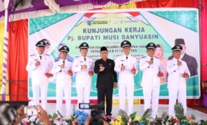 dalam rangkaian Pelantikan dan Pengambilan Sumpah Jabatan Kepala Desa dan Ketua TP (Foto: Pemkab Muba)