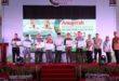 Gubernur Provinsi Sumatera Selatan, Herman Deru, bersama pemenang Anugerah Pesona Desa Wisata Sumatera Selatan Tahun 2022. (foto : frd)