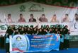 santri asal Pondok Pesantren (Ponpes) Darul Qur’an At Tibyan Islamic Boarding School yang berada di Kecamatan Mariana, Kabupaten Banyuasin, Provinsi Sumatera Selatan (Sumsel), mengikuti kegiatan Perkemahan Pesantren Nasional (Perpenas) IV Majelis Pesantren dan Ma’had Da’wah Indonesia (MAPADI) Tahun 2022 di Bumi Perkemahan Cibubur, Jakarta.