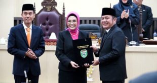 Dewan Perwakilan Rakyat Daerah (DPRD) Provinsi Sumatera Selatan (Sumsel) menggelar Rapat Paripurna ke LVIII (58) dengan agenda Pengesahan Program Pembentukan Peraturan Daerah (Propemperda) Tahun Anggaran 2023 pada hari Senin tanggal 24 Oktober 2022. (Foto : Humas DPRD Prov. Sumsel)