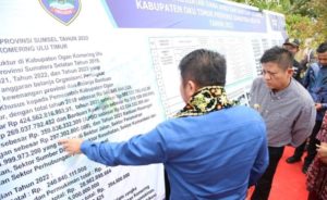 Pemerataan Pembangunan Infrastruktur di Kabupaten/kota Dalam Provinsi Sumsel. (Foto : Humas Prov. Sumsel)