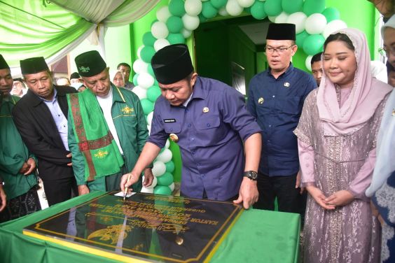 Peresmian kantor Pengurus Cabang Nahdlatul Ulama (PCNU) Pagaralam. (Foto : Humas Prov. Sumsel)