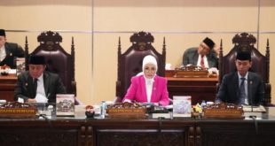 Rapat Paripurna LXI Dewan Perwakilan Rakyat Daerah (DPRD Sumsel) LXI di Ruang Rapat Paripurna DPRD Sumsel, Jalan POM IX, Palembang, Senin (6/2/2023). (Foto : Humas DPRD Prov. Sumsel)