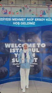 mahasiswi Univeraitas Islam Negeri (UIN) Raden Fatah Palembang ini, berhasil menjadi delegasi Indonesia dalam ajang Istanbul Youth Summit 2023 di Turki, pada 6-9 februari 2023.