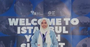 mahasiswi Univeraitas Islam Negeri (UIN) Raden Fatah Palembang ini, berhasil menjadi delegasi Indonesia dalam ajang Istanbul Youth Summit 2023 di Turki, pada 6-9 februari 2023.