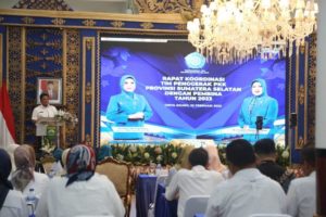 TP PKK Sumsel Berkontribusi Positif Dalam Turunkan Stunting. (Foto : Humas Prov. Sumsel)