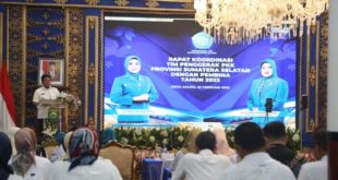 TP PKK Sumsel Berkontribusi Positif Dalam Turunkan Stunting. (Foto : Humas Prov. Sumsel)