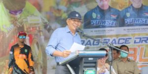 kejuaraan Drag Race dan Drag Bike Piala Gubernur Championship PT. Bukit Asam Peduli Pemuda di Jakabaring Sport City (JSC), Sabtu (11/2). (Foto : Humas Prov. Sumsel)