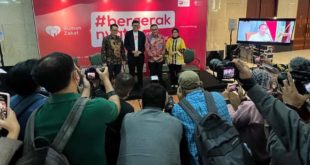 Rumah Zakat meluncurkan Gerakan #BergerakNyata untuk Indonesia. Gerakan ini bertujuan mengajak masyarakat melakukan aksi nyata untuk kebaikan diri sendiri dan sekitarnya. (foto : Rumah Zakat)