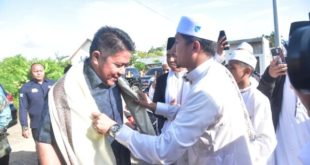 Herman Deru ke Ponpes Hamalatul Qur'an. (Foto : Humas Prov. Sumsel)