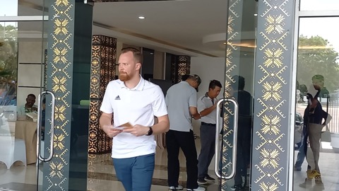 Belasan perwakilan FIFA terlihat berada di Stadion Gelora Sriwijaya Palembang