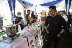 Pasar Bedug Seguntang. (Foto : Humas Prov. Sumsel)
