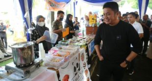 Pasar Bedug Seguntang. (Foto : Humas Prov. Sumsel)