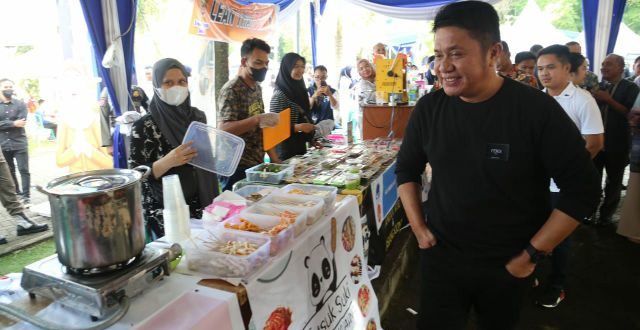 Pasar Bedug Seguntang. (Foto : Humas Prov. Sumsel)