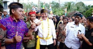 Perayaan Hari Raya Nyepi Umat Hindu Desa Burnai Jaya. (Foto : Humas Prov. Sumsel)