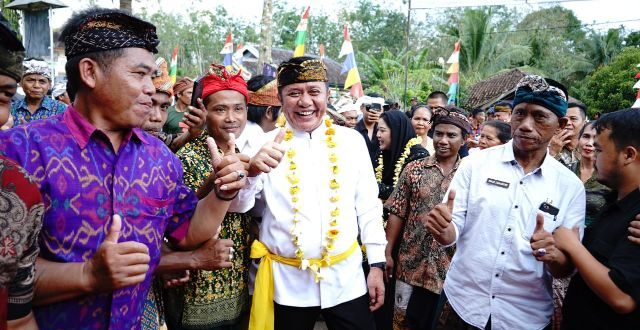 Perayaan Hari Raya Nyepi Umat Hindu Desa Burnai Jaya. (Foto : Humas Prov. Sumsel)