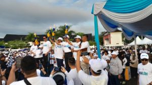 Mengangkat tema "BUMN Sehat Indonesia Sehat", jalan sehat di 6 kabupaten tersebut digelar serentak pada 5 Maret 2023. (Rilis Humas PT BA)