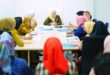 Ketua Tim Penggerak (TP) Pemberdayaan dan Kesejahteraan Keluarga (PKK) Kabupaten Musi Banyuasin (Muba), Hj. Asna Aini, memimpin Rapat Pengurus di Sekretariat PKK Muba, hari Selasa tanggal 28 Maret 2023. (foto : Humas Pemkab Muba)
