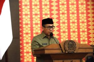 Wali Kota Lubuklinggau, H. SN Prana Putra Sohe, menyampaikan Laporan Keterangan Pertanggungjawaban (LKPJ) tahun 2022 pada Rapat Paripurna Dewan Perwakilan Rakyat Daerah (DPRD) Kota Lubuklinggau