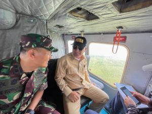 Hasil Pantauan Forkopimda dari Udara Arus Lalulintas Jalintim Kondusif