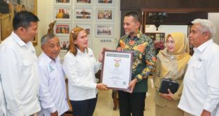 Kunjungan silaturahmi Pengurus SMSI Sumut di ruang kerjanya, Lantai 2 Gedung DPRD Sumsel, Jalan Imam Bonjol Medan, hari Selasa tanggal 4 April 2023.