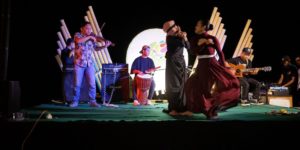 Rangkaian Kegiatan Amal BerkARTramadhan tahun 2023 yang digelar di Cafe Titik Nol, Desa Tanjung Payang, Kecamatan Lahat Selatan, Kabupaten Lahat, Provinsi Sumatera Selatan, hari Sabtu tanggal 15 April 2023. (foto : SMSI Sumsel)