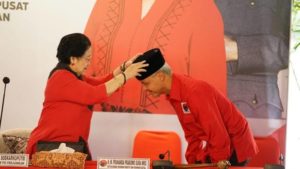 Ganjar Pranowo resmi diusung sebagai Bakal Calon Presiden Republik Indonesia oleh Partai Demokrasi Indonesia Perjuangan, Istana Batutulis, Bogor, Jawa Barat, hari Jumat tanggal 21 April 2023. (Foto: dok. istimewa)