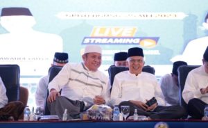 Tabligh Akbar yang digelar Pemerintah Provinsi Sumatera Selatan (Sumsel) bertempat di halaman Griya Agung Rumah Dinas Gubernur Semsel jalan Demang Lebar Daun Palembang, Kamis (25/5) malam.